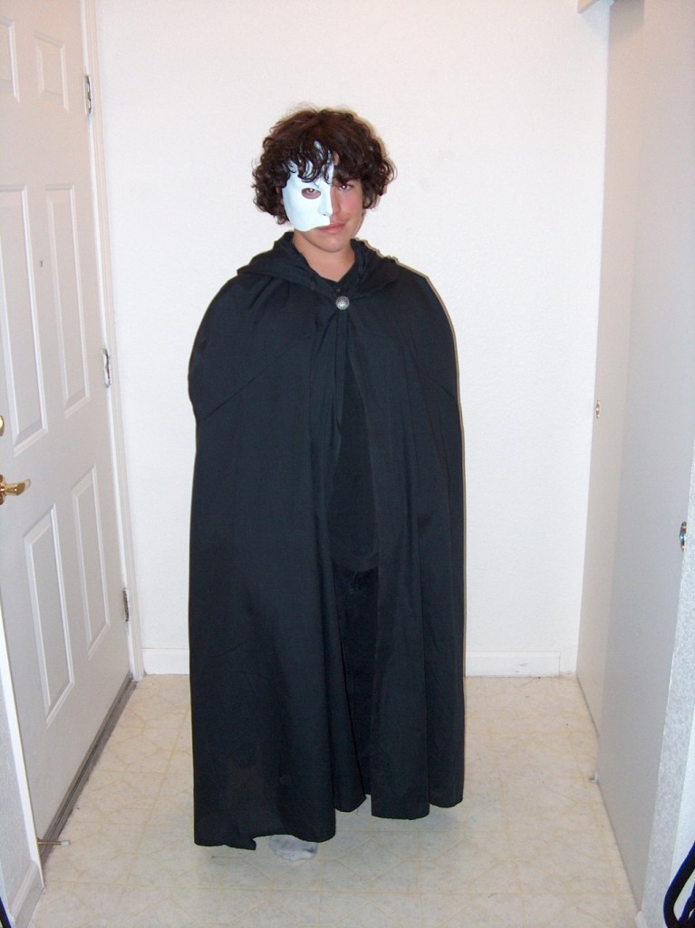 Joe's Phantom of the Opera costume.